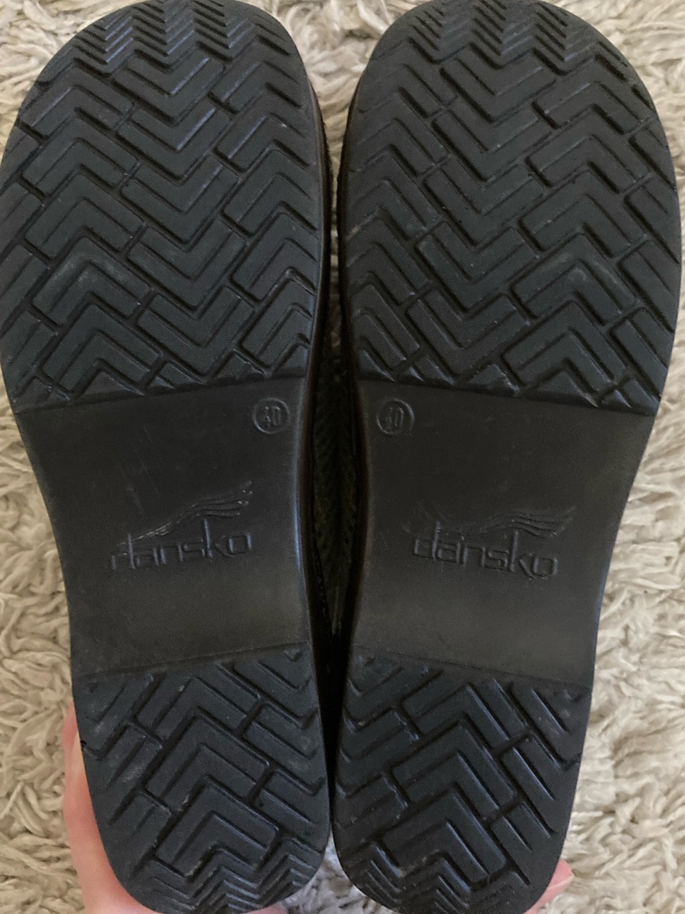 Dansko Vegan Jute Pro
Artisan Striped Canvas Clogs Size 40 - Picture 11 of 11